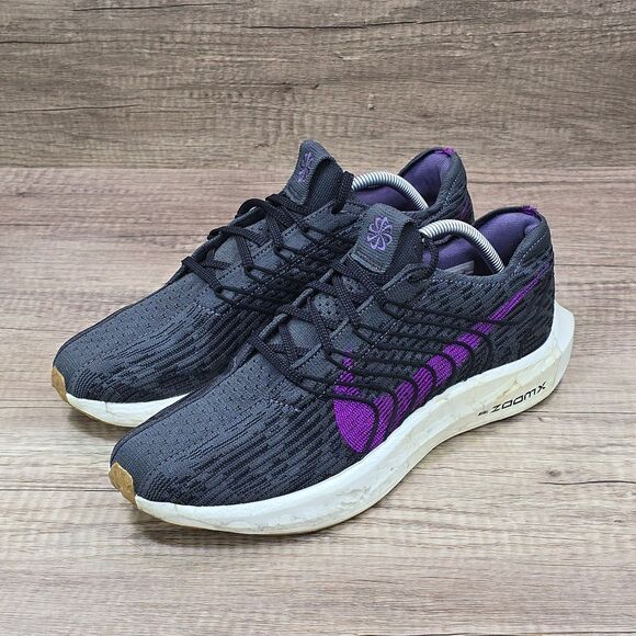 Nike ZoomX Pegasus Turbo Next Nature Men's Sz 10.5 Gray Purple Shoes (DM3413-003 - Picture 7 of 9